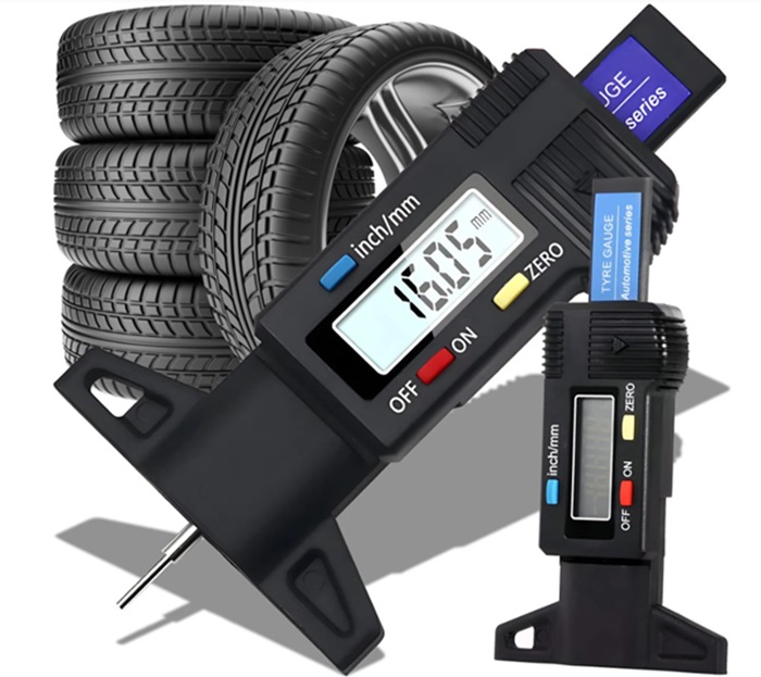 Digitálny merač výšky dezénu